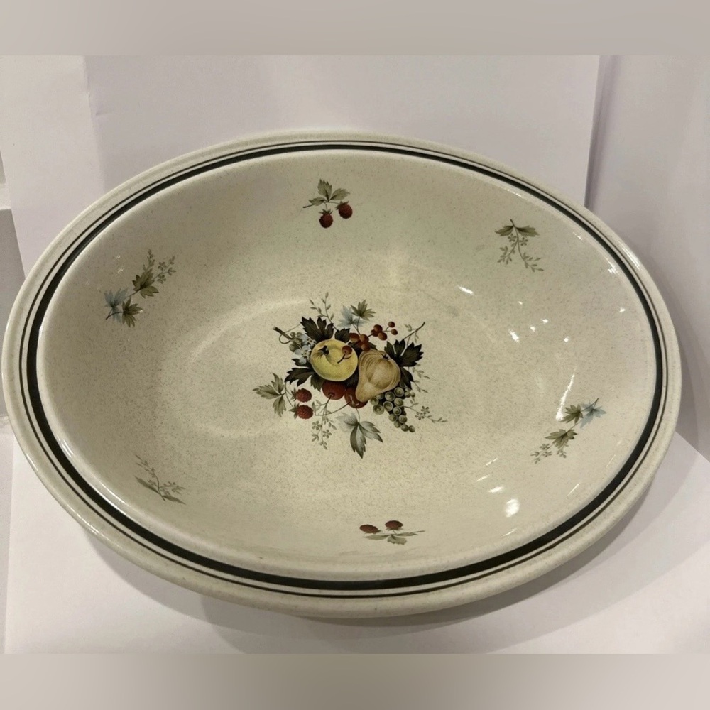 VTG 1975 Royal Doulton Cornwall Lambethware LS1015 Vegetable Serving Bowl